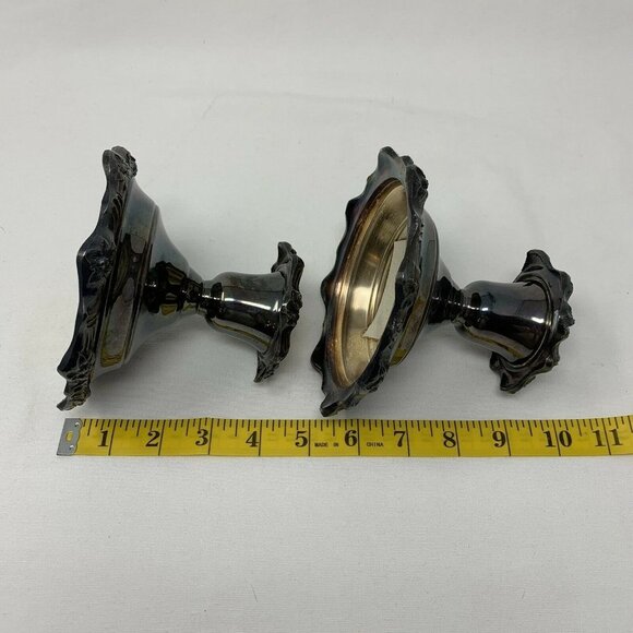 Vintage Sheridan Silver Candle Holders (set of 2) - Picture 12 of 12